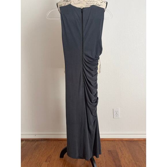 B38 Alice + Olivia Derika Midi Dress Womens 2 Cocktail Audrey Hepburn Chic - Picture 8 of 12